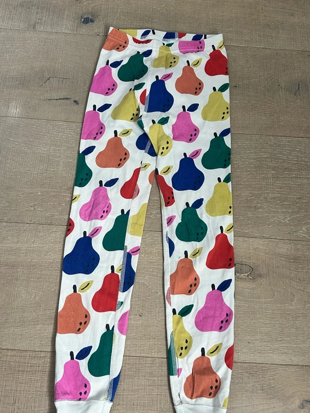Hanna Andersson White Pear Print Long Sleeve Pajama Set - Multicolor Pears
